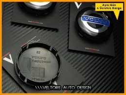 Volvo Logo Amblem Jant Göbeği Göbek Kapak Seti