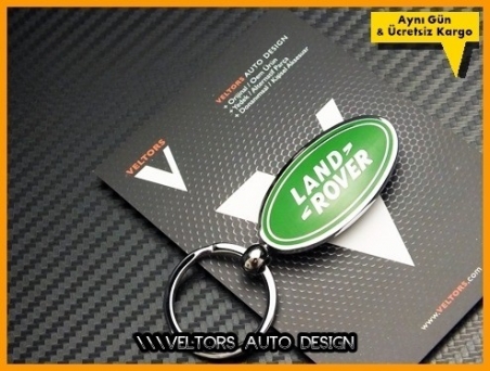 Land Rover Logo Amblem Özel Krom Land Rover Anahtarlık