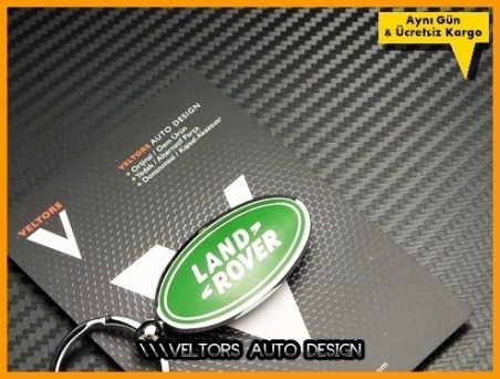 Land Rover Logo Amblem Özel Krom Land Rover Anahtarlık