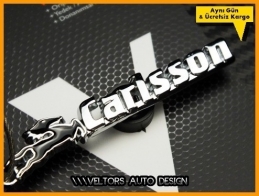 Mercedes Carlsson Logo Amblem Özel Krom Carlsson Anahtarlık