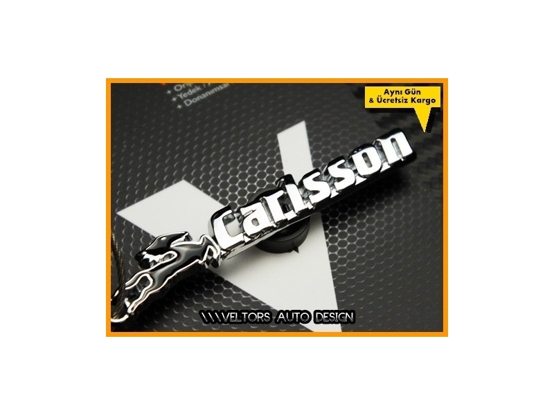 Mercedes Carlsson Logo Amblem Özel Krom Carlsson Anahtarlık Mercedes Carlsson Logo Amblem Özel Krom Carlsson Anahtarlık