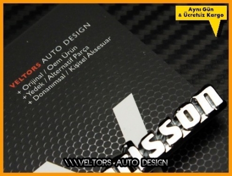 Mercedes Carlsson Logo Amblem Özel Krom Carlsson Anahtarlık