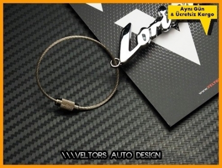 Mercedes Lorinser Logo Amblem Özel Krom Lorinser Anahtarlık