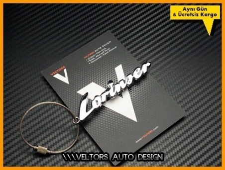 Mercedes Lorinser Logo Amblem Özel Krom Lorinser Anahtarlık