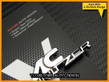 BMW AC Schnitzer Logo Amblem Özel Krom AC Schnitzer Anahtarlık