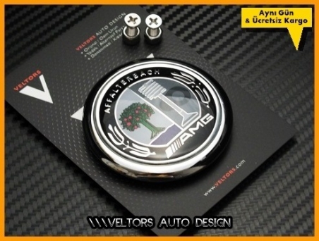 Mercedes AMG Logo Amblem Bagaj Yıldız