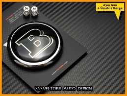 Mercedes Brabus Bagaj Yazı Logo Amblem