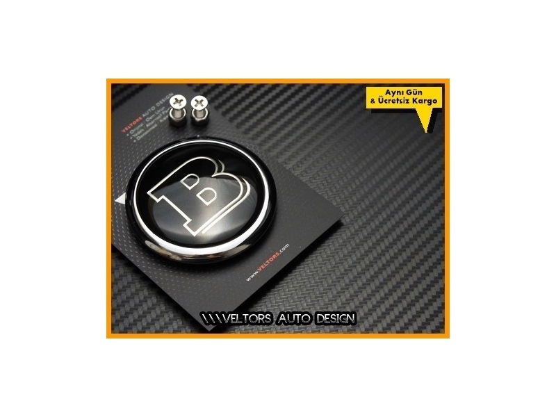 Mercedes Brabus Bagaj Yazı Logo Amblem