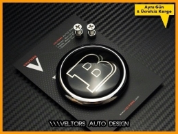 Mercedes Brabus Bagaj Yazı Logo Amblem