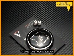 Mercedes Brabus Bagaj Yazı Logo Amblem