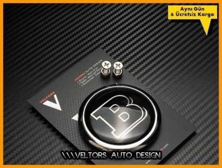 Mercedes Brabus Bagaj Yazı Logo Amblem