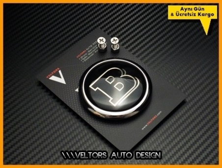 Mercedes Brabus Bagaj Yazı Logo Amblem