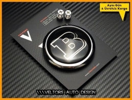 Mercedes Brabus Bagaj Yazı Logo Amblem