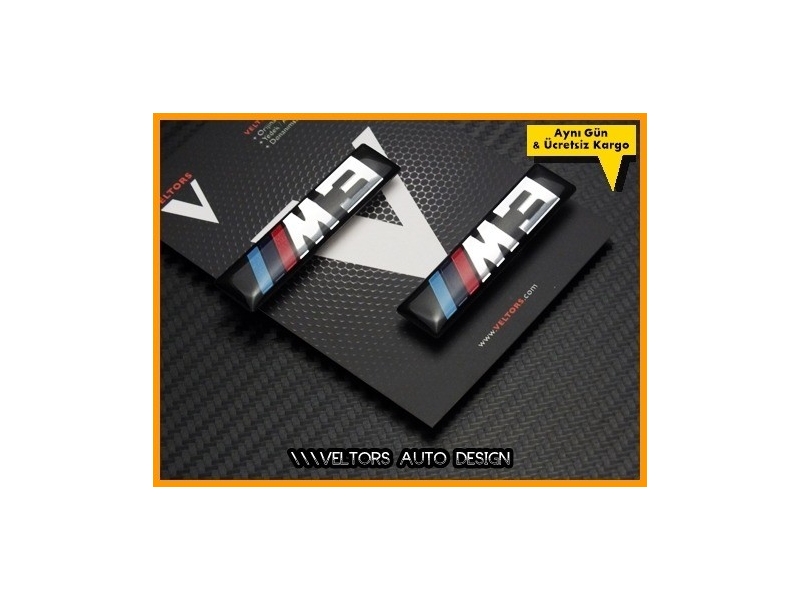BMW 3 Serisi Body M3 Logo Amblem Seti