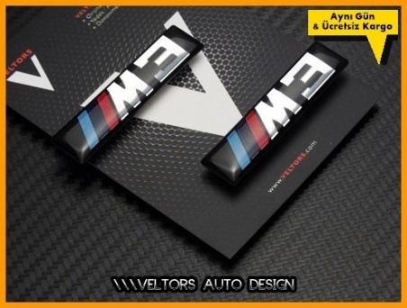 BMW 3 Serisi Body M3 Logo Amblem Seti