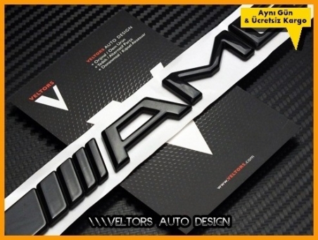 Mercedes AMG Bagaj Yazı Logo Amblem