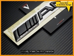 Mercedes AMG Black Series Bagaj Yazı Logo Amblem Mercedes AMG Black Series Bagaj Yazı Logo Amblem