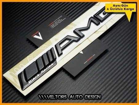 Mercedes AMG Black Series Bagaj Yazı Logo Amblem