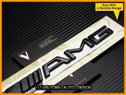 Mercedes AMG Black Series Bagaj Yazı Logo Amblem Mercedes AMG Black Series Bagaj Yazı Logo Amblem