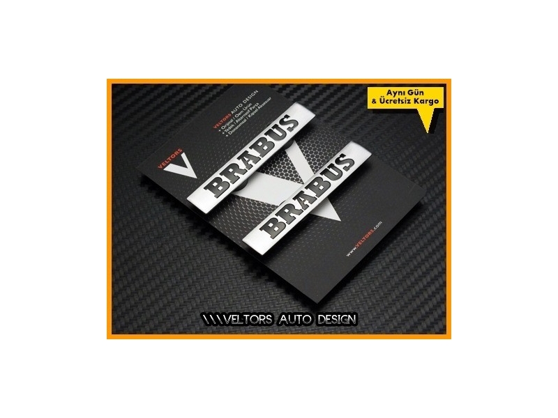 Mercedes Brabus Koltuk Döşeme Logo Amblem Seti Mercedes Brabus Koltuk Döşeme Logo Amblem Seti