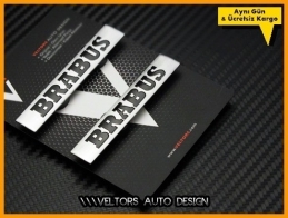 Mercedes Brabus Koltuk Döşeme Logo Amblem Seti Mercedes Brabus Koltuk Döşeme Logo Amblem Seti