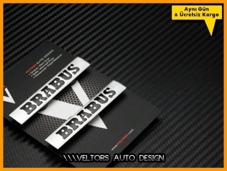 Mercedes Brabus Koltuk Döşeme Logo Amblem Seti
