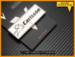 Mercedes Carlsson Plaket Logo Amblem