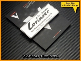 Mercedes Lorinser Plaket Logo Amblem Mercedes Lorinser Plaket Logo Amblem