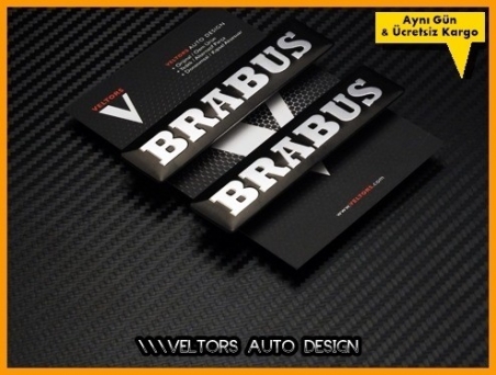 Mercedes Brabus Yan Logo Amblem Seti