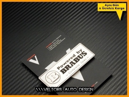 Mercedes BRABUS Plaket Logo Amblem