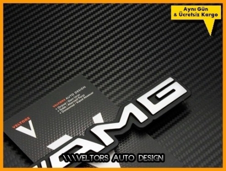 Mercedes AMG Bagaj Yazı Logo Amblem