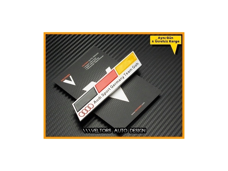 Audi Serisi Audi Sport Germany Logo Amblem