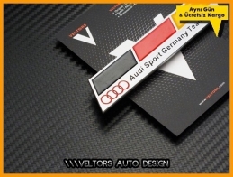 Audi Serisi Audi Sport Germany Logo Amblem