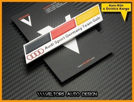 Audi Serisi Audi Sport Germany Logo Amblem
