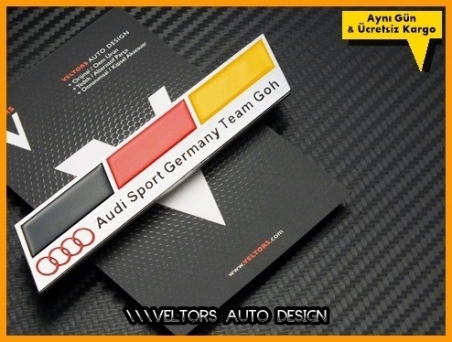 Audi Serisi Audi Sport Germany Logo Amblem
