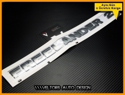Land Rover Freelander Lander Yazı Logo Amblem