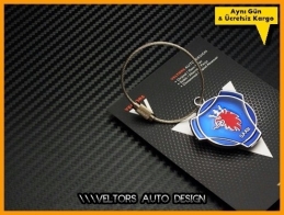 Saab Logo Amblem Özel Krom Saab Anahtarlık Saab Logo Amblem Özel Krom Saab Anahtarlık