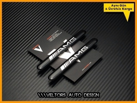 Mercedes AMG Yan Yazı Logo Amblem Seti