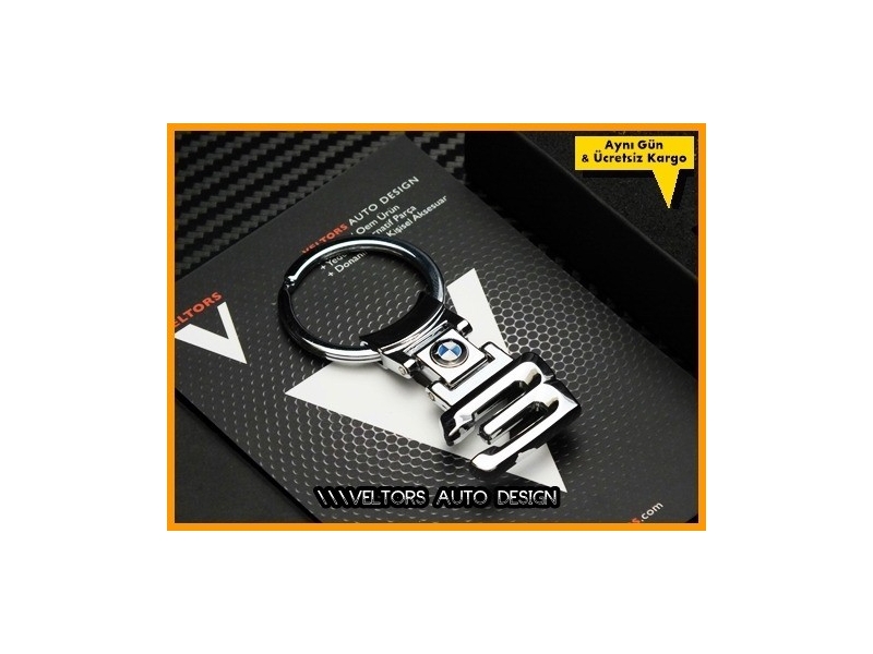 BMW 3 Serisi Logo Amblem Özel Krom 3 Anahtarlık BMW 3 Serisi Logo Amblem Özel Krom 3 Anahtarlık