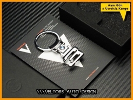 BMW 3 Serisi Logo Amblem Özel Krom 3 Anahtarlık BMW 3 Serisi Logo Amblem Özel Krom 3 Anahtarlık