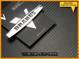 Mercedes Brabus Torpido Kokpit Plaket Logo Amblem