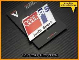 Audi RS Sport Araç Logo Amblem