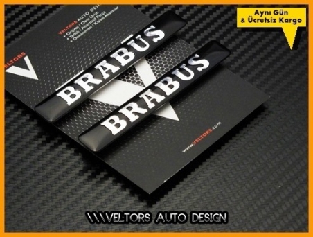 Mercedes BRABUS Yan Logo Amblem Seti