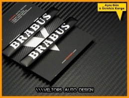 Mercedes BRABUS Yan Logo Amblem Seti Mercedes BRABUS Yan Logo Amblem Seti