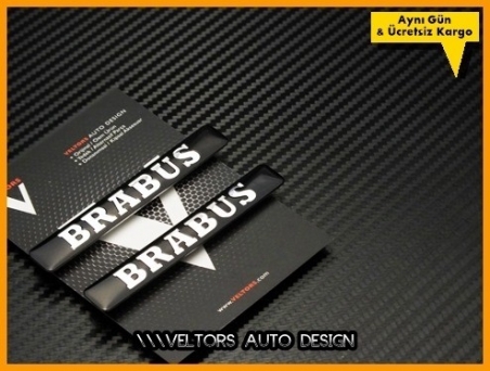 Mercedes BRABUS Yan Logo Amblem Seti