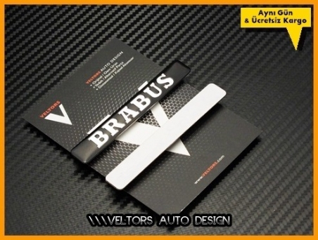 Mercedes BRABUS Yan Logo Amblem Seti
