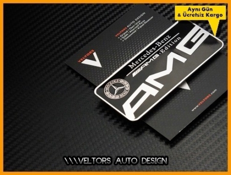Mercedes AMG Edition Plaket Logo Amblem