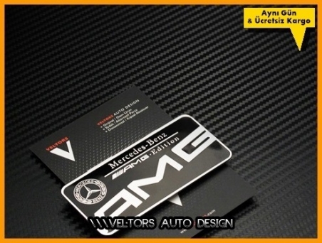 Mercedes AMG Edition Plaket Logo Amblem