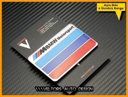 BMW M Motorsport Plaket Logo Amblem