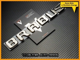Mercedes BRABUS Bagaj Yazı Logo Amblem